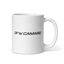DFW White glossy mug