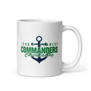 JFKC White glossy mug