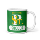 SPCYO Soccer White glossy mug