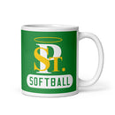 SPCYO Softball White glossy mug