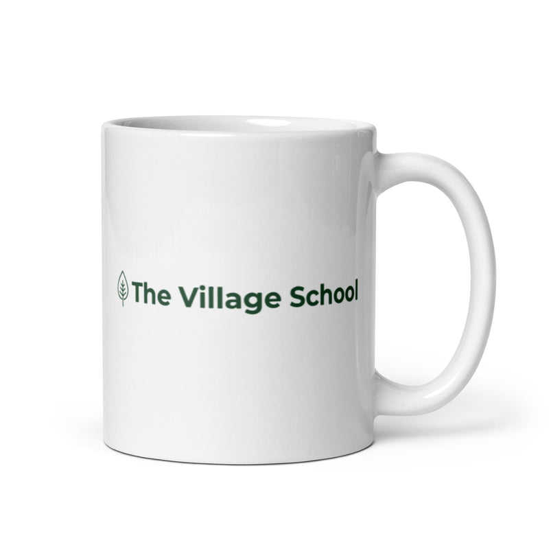 TVS White glossy mug