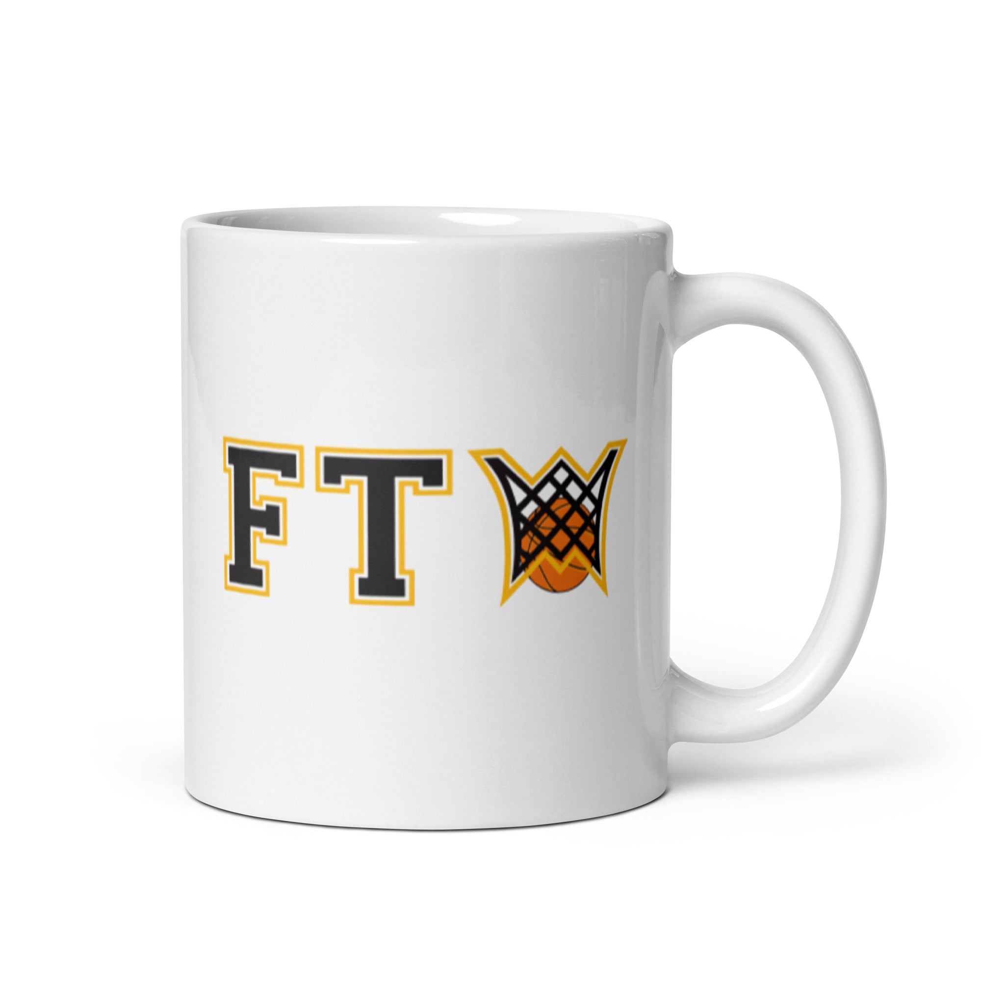 FTW White glossy mug