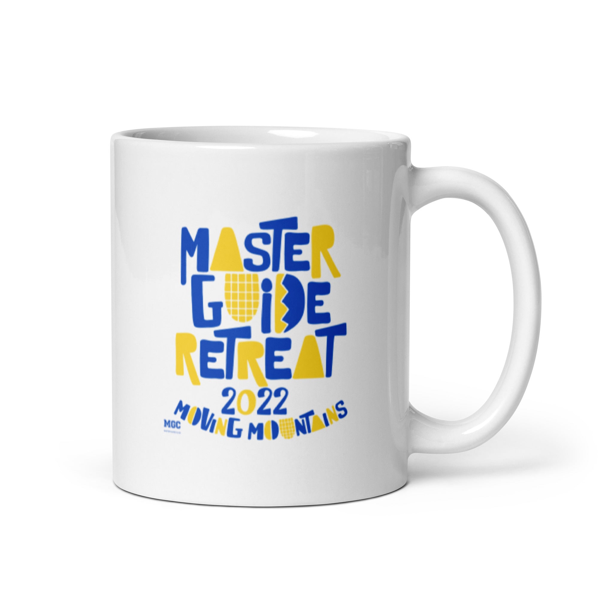 MGC White glossy mug Retreat 2022