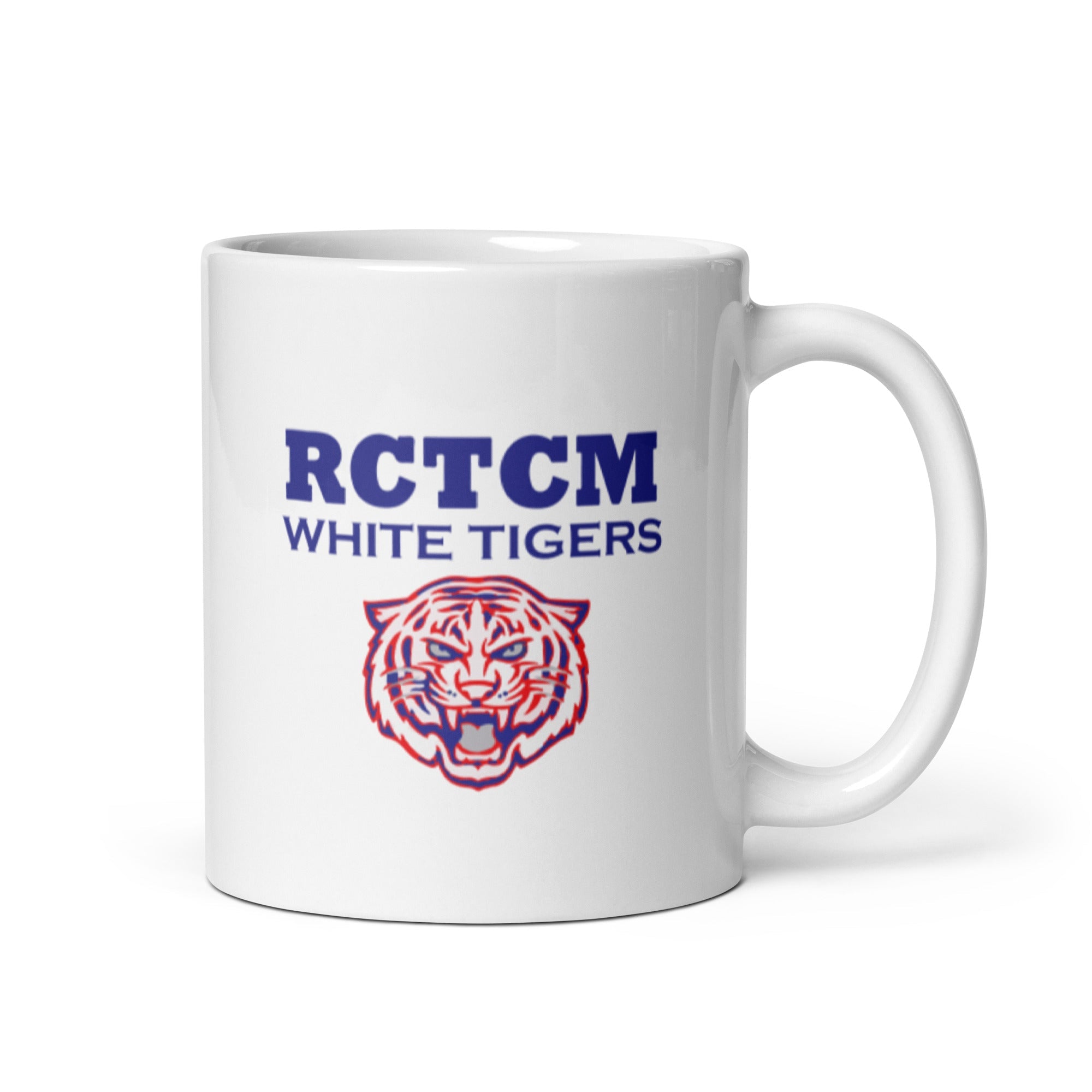 RCTCM White glossy mug