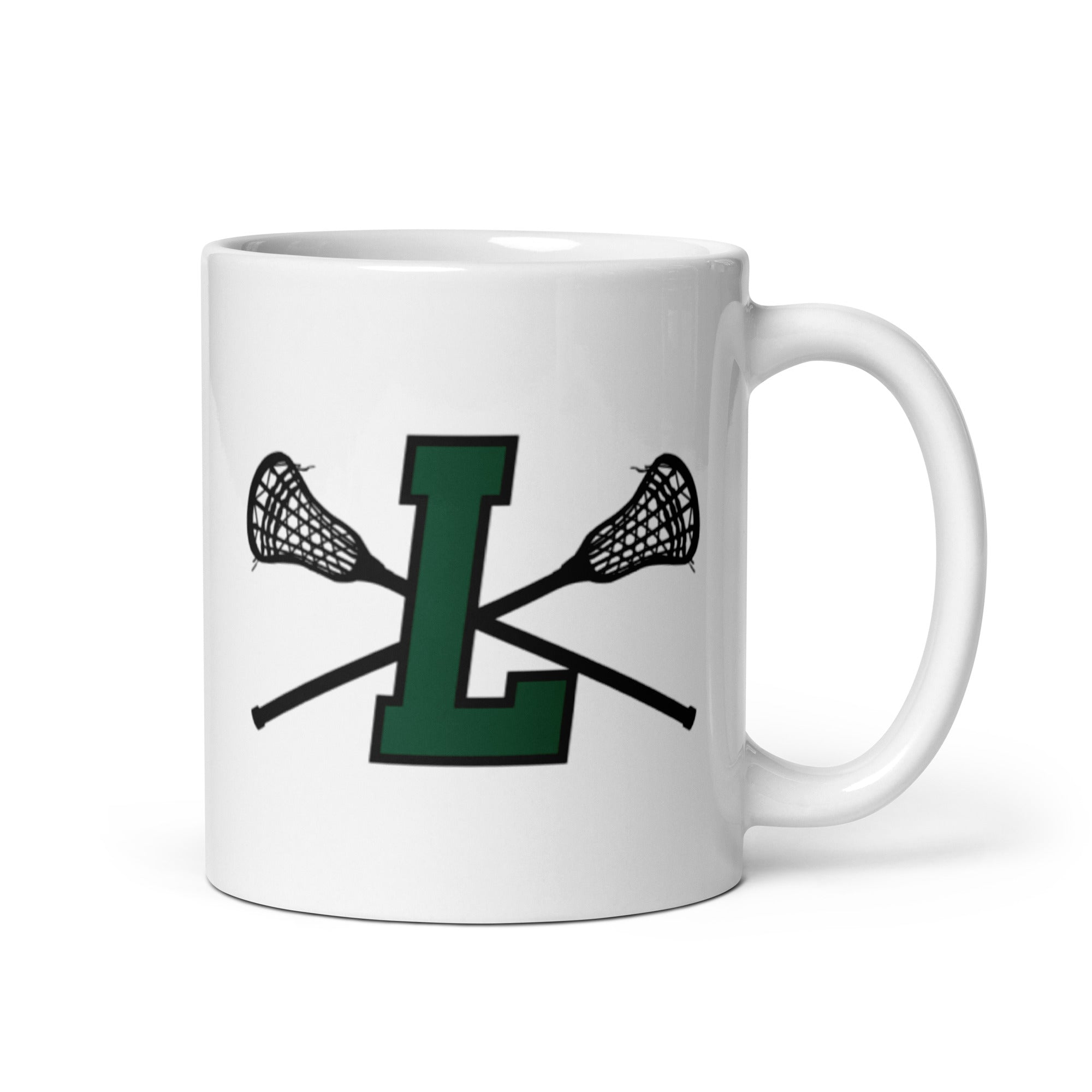 LL White glossy mug