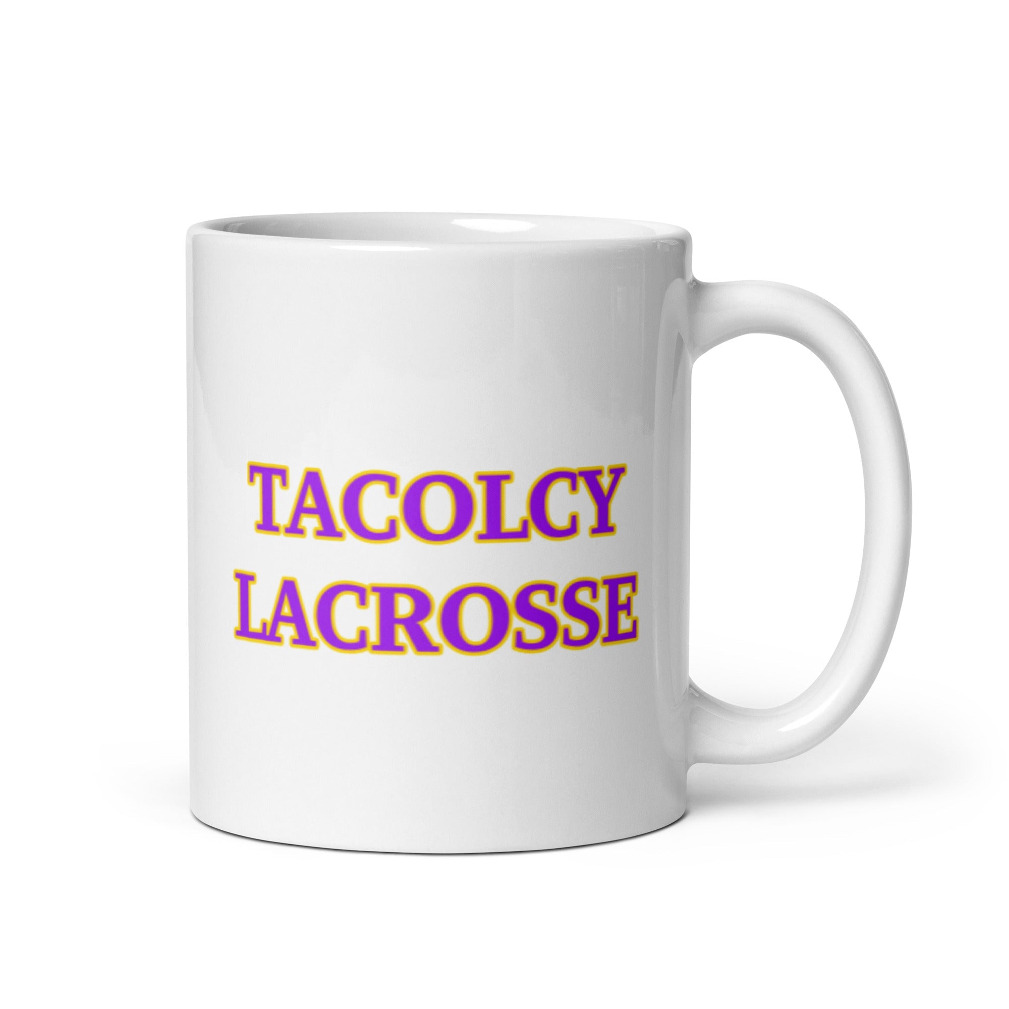 TL White glossy mug