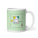 Taza SD blanca brillante
