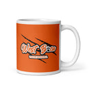 Taza blanca brillante WBYB