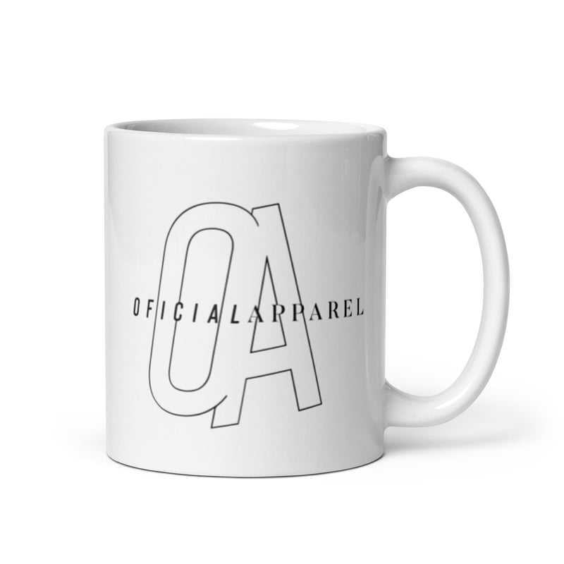 OFICIAL White glossy mug