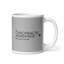 TCA White glossy mug