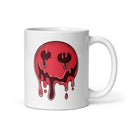 Taza blanca brillante URS