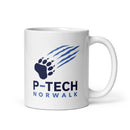 P TECH White glossy mug