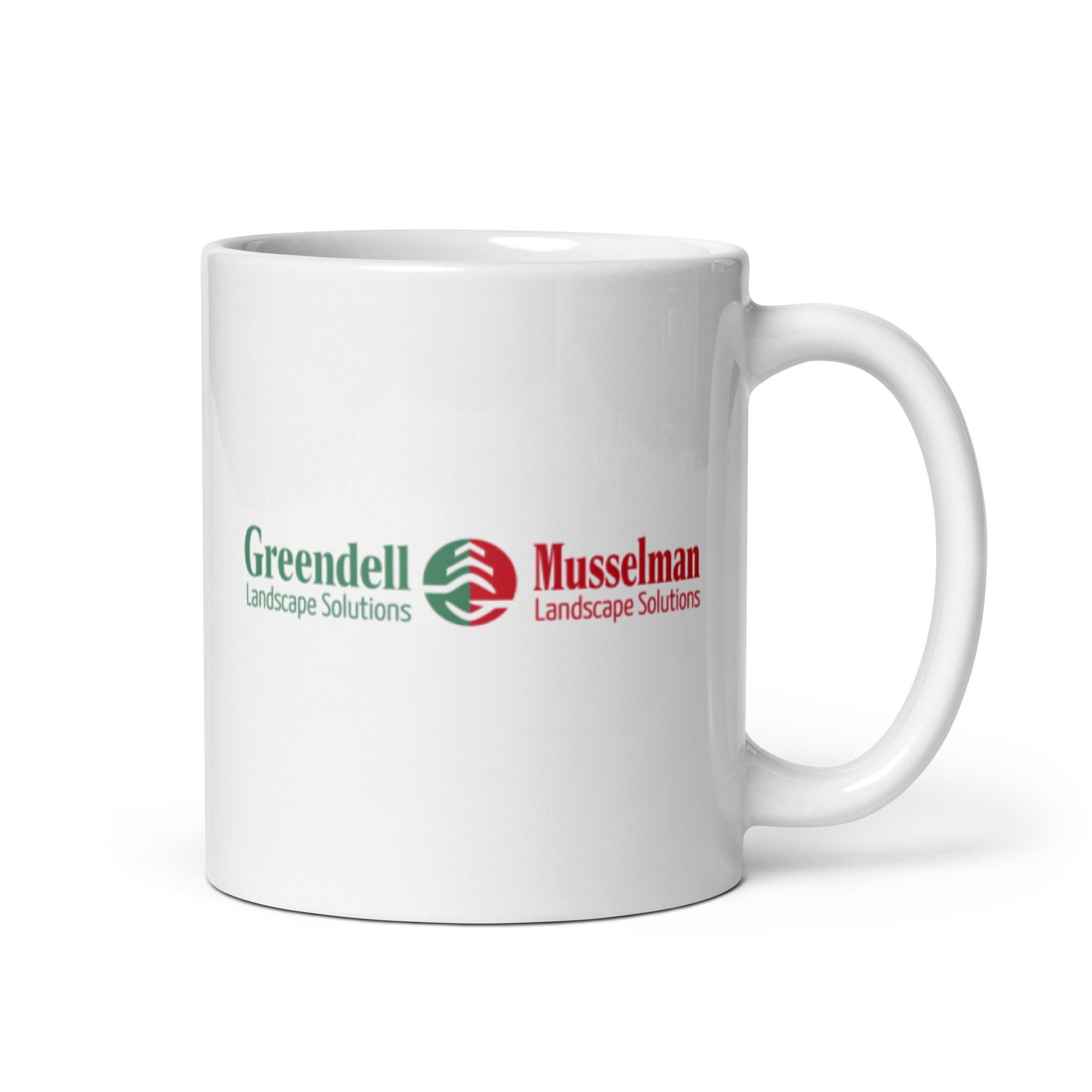 GLS White glossy mug