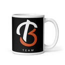 HBT White glossy mug