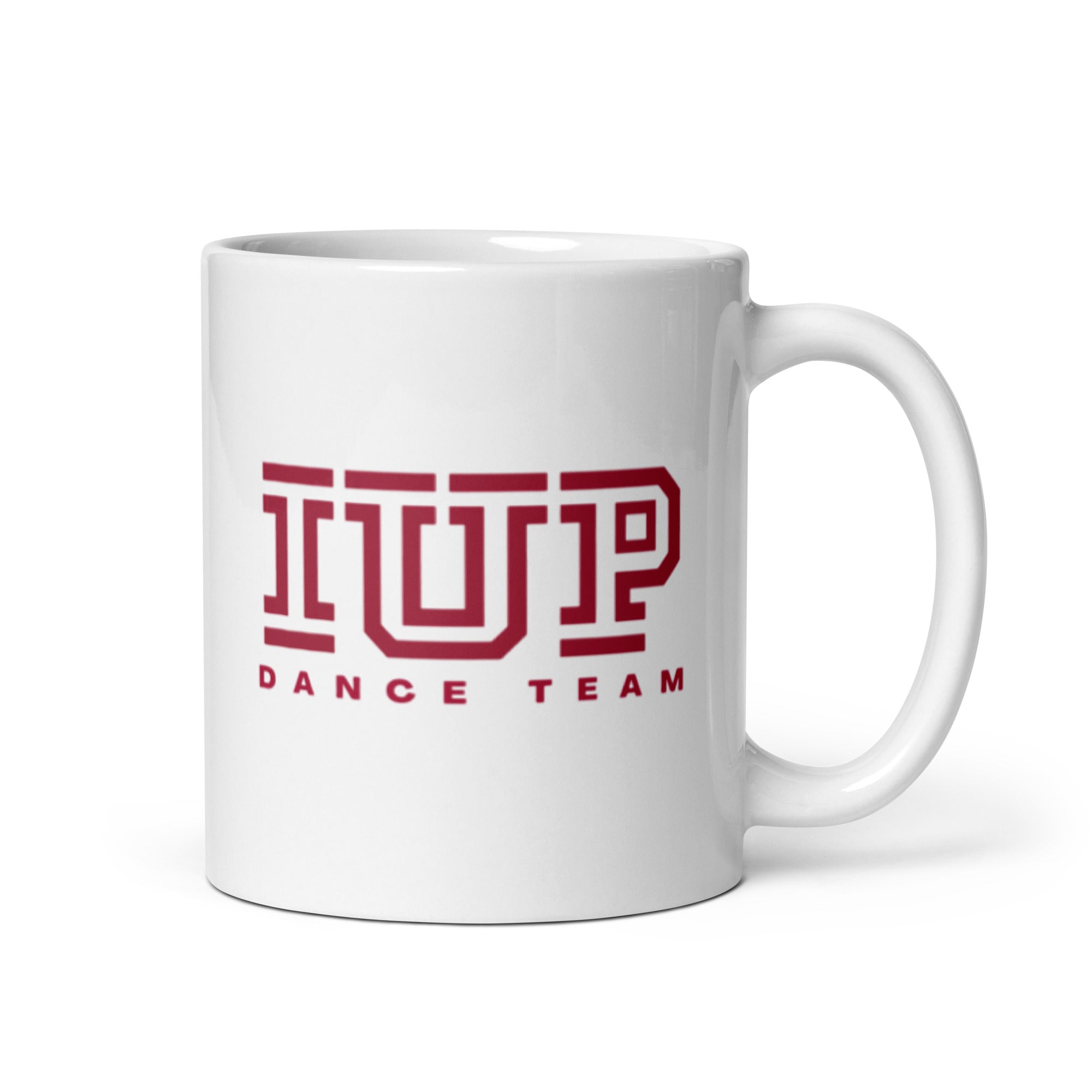 IUP White glossy mug