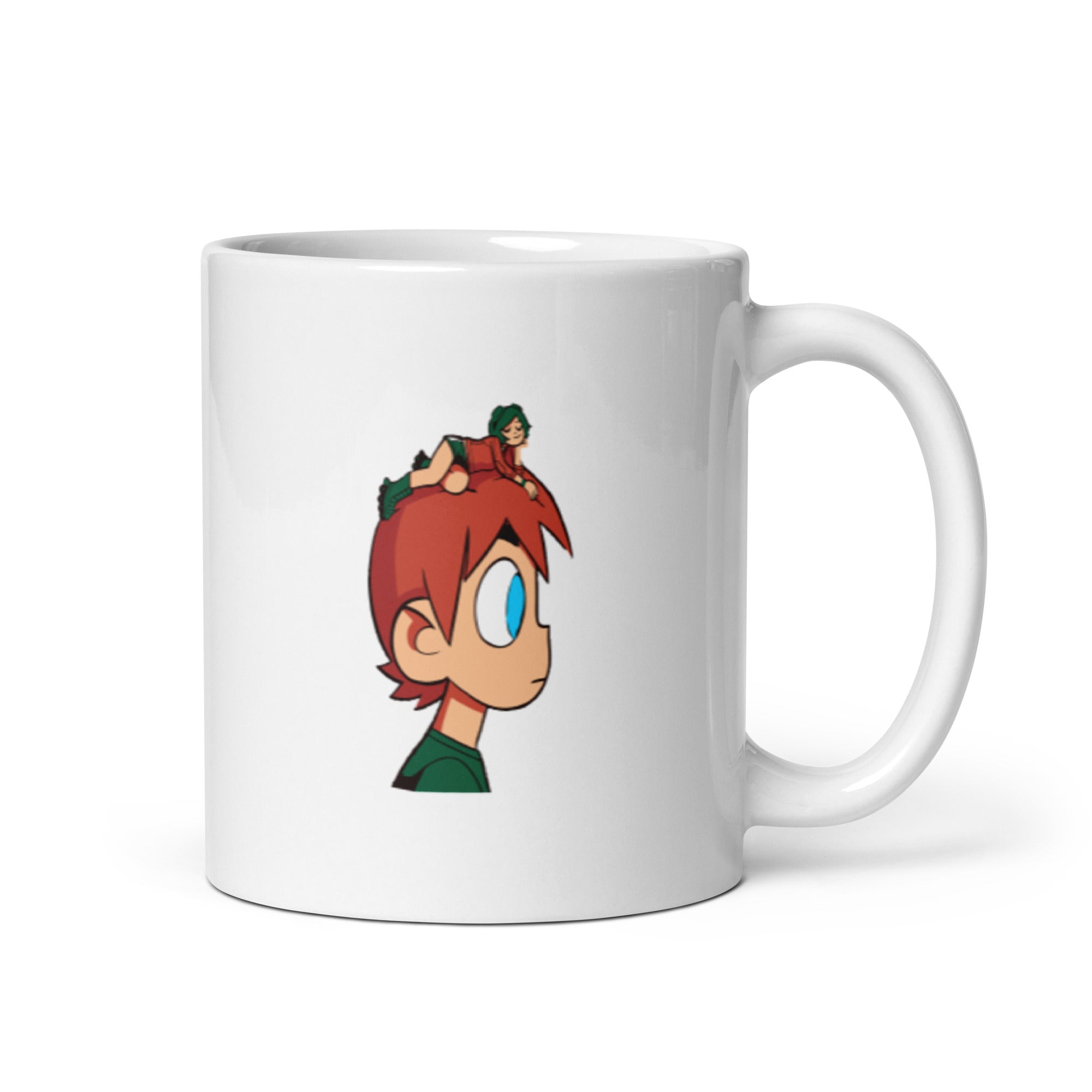 JDUBZZ White glossy mug