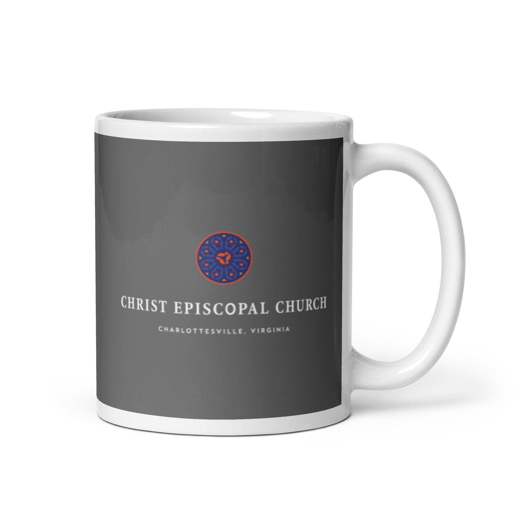 CEC White glossy mug