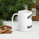 Bridgewater Basketball White glossy mug
