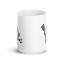 Taza blanca brillante Koopers Lacrosse