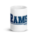 RHS Girls Lacrosse - White glossy mug