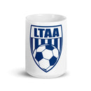 LTAA Soccer White glossy mug