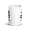 Hermits Alumni White glossy mug