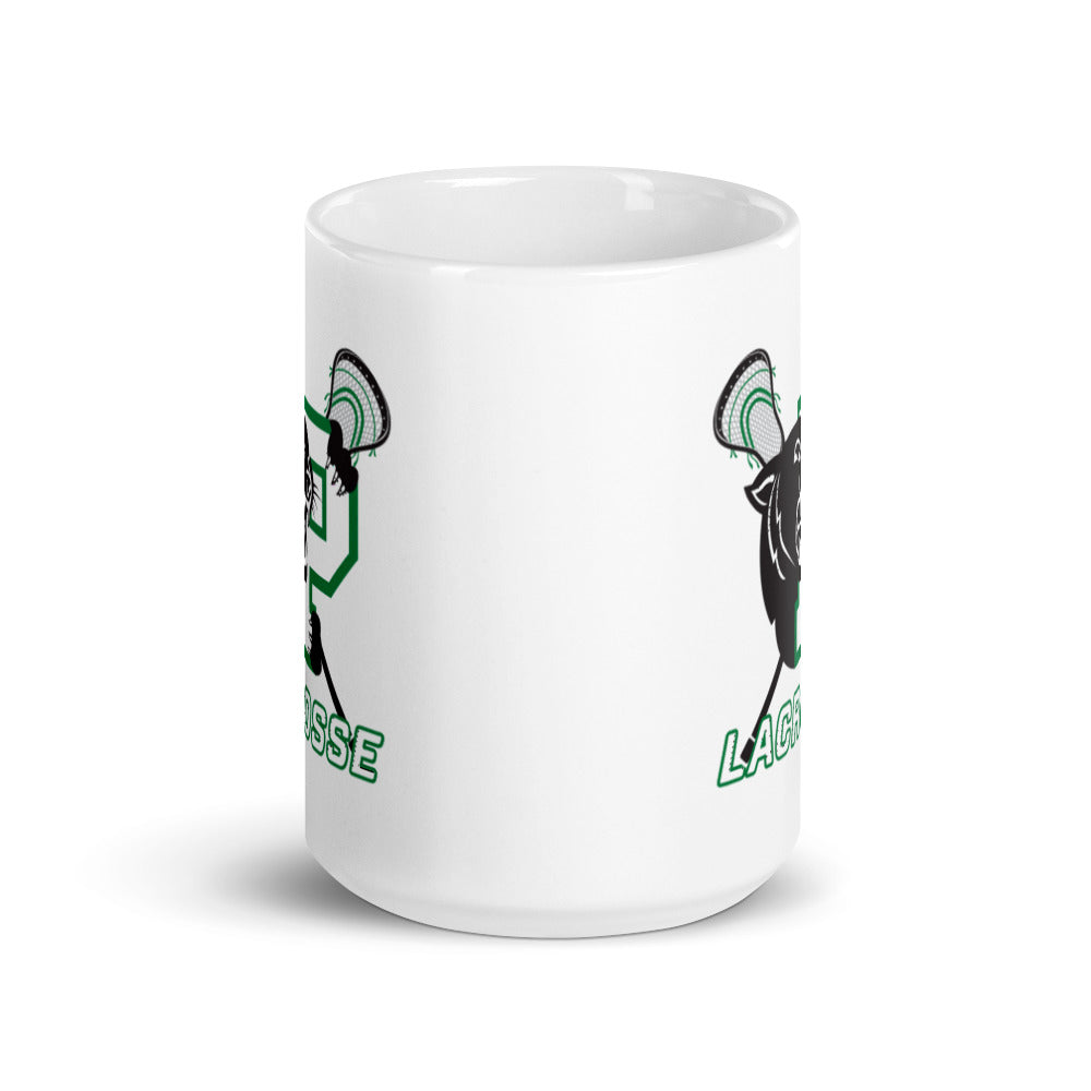 Palmer Panthers White glossy mug