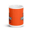 Mountain Lakes Swimming glossy mug