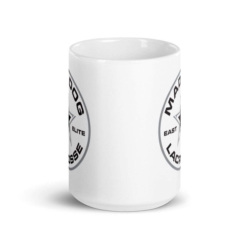 Mad Dog East Elite White glossy mug