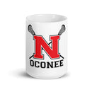 NOHS Lacrosse White glossy mug