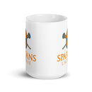 Taza blanca brillante SL Lacrosse