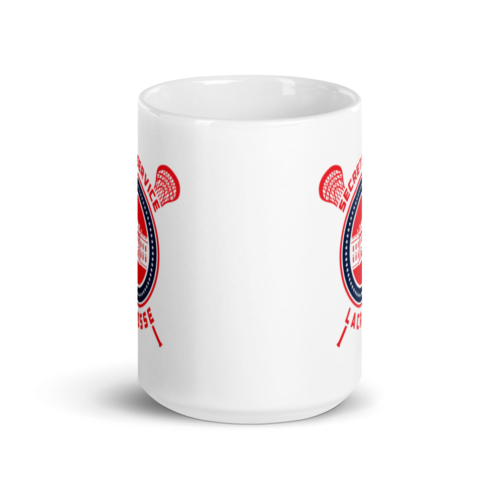 Taza blanca brillante USSS Lacrosse