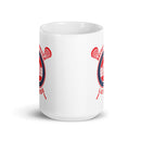 Taza blanca brillante USSS Lacrosse