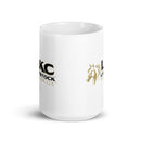 LKC White glossy mug