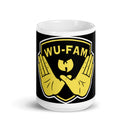 WF White glossy mug