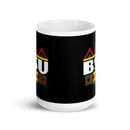 BSU White glossy mug