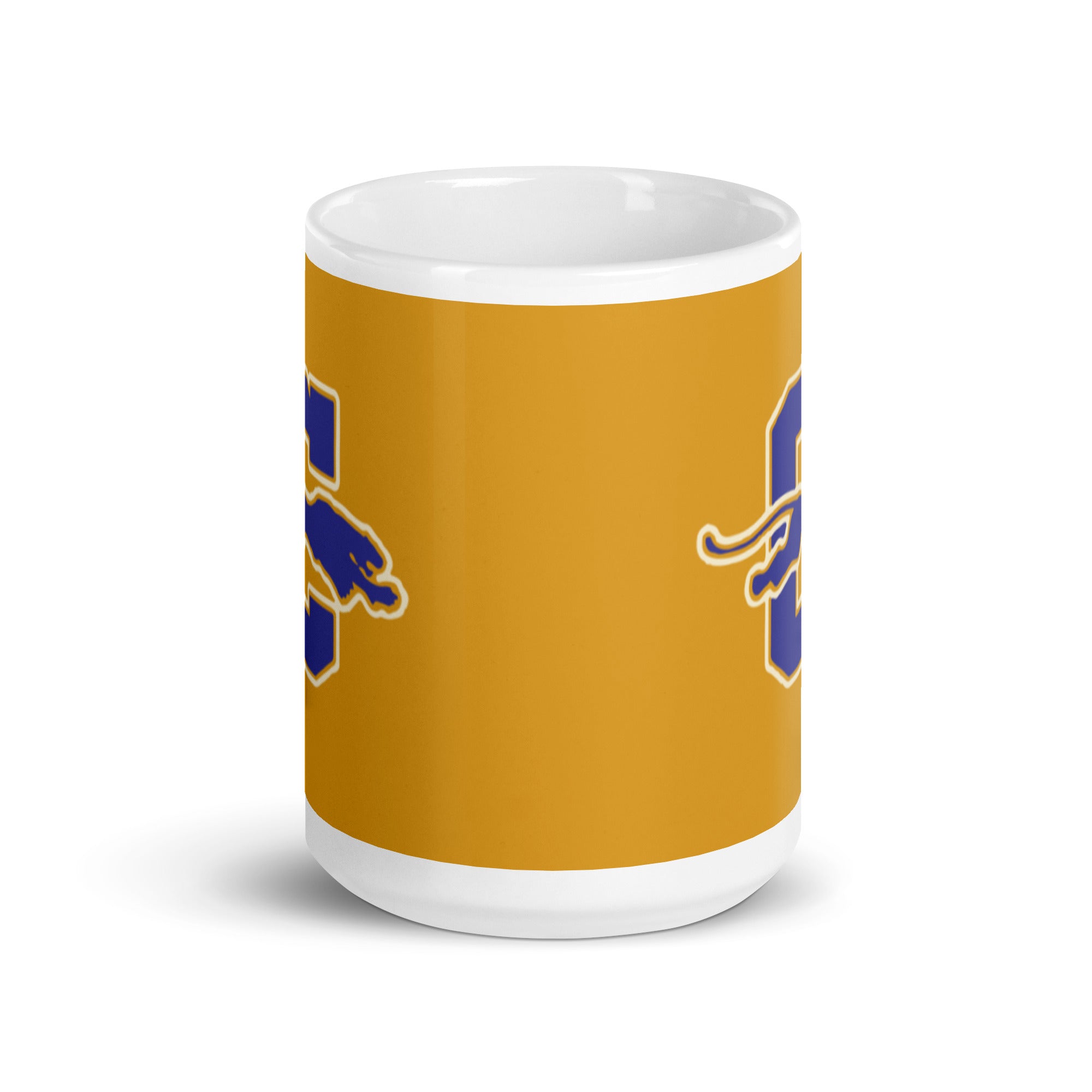 CA White glossy mug