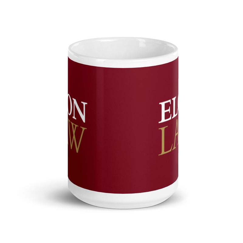 EL White glossy mug