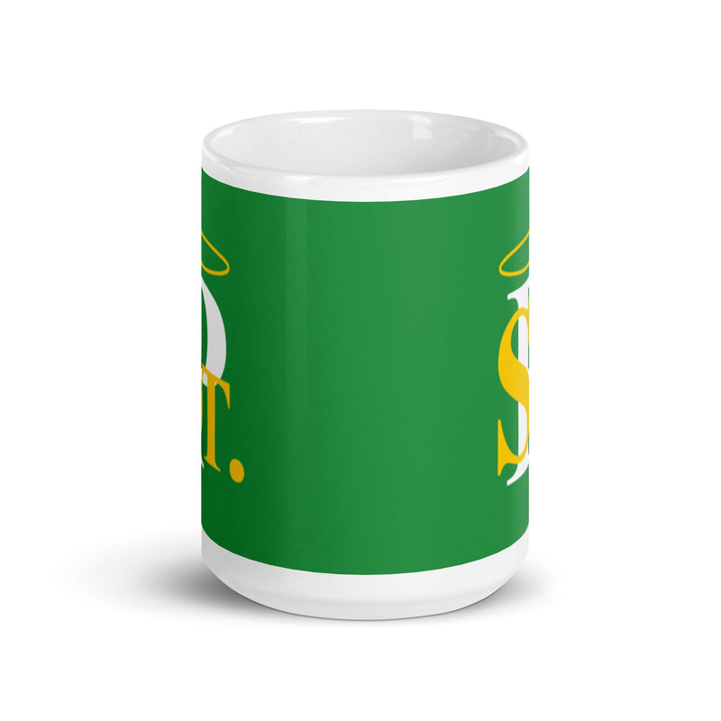 SPCYO White glossy mug