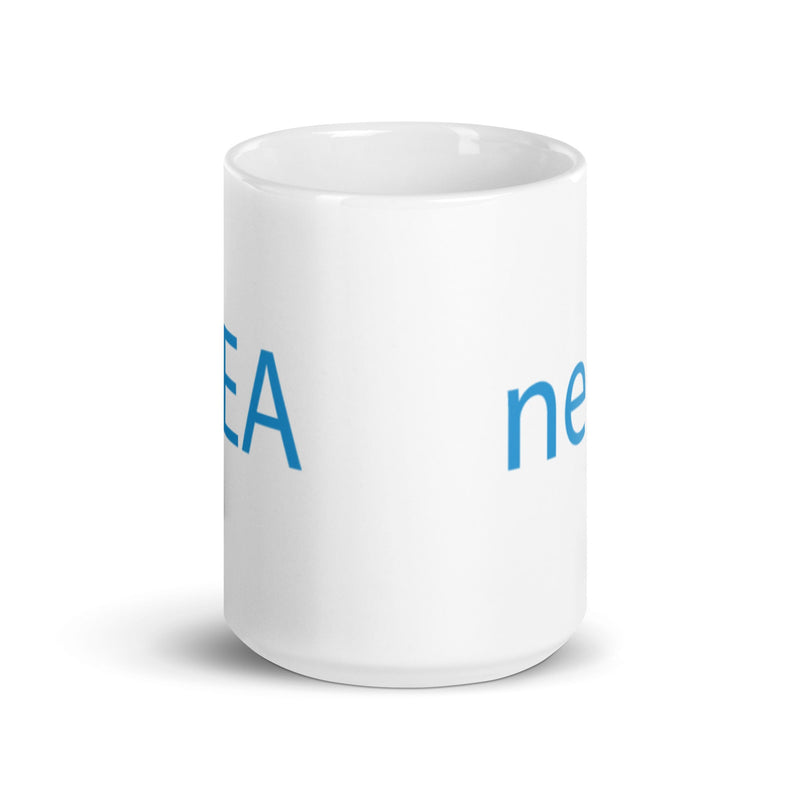 NEEA White glossy mug