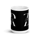 0 White glossy mug