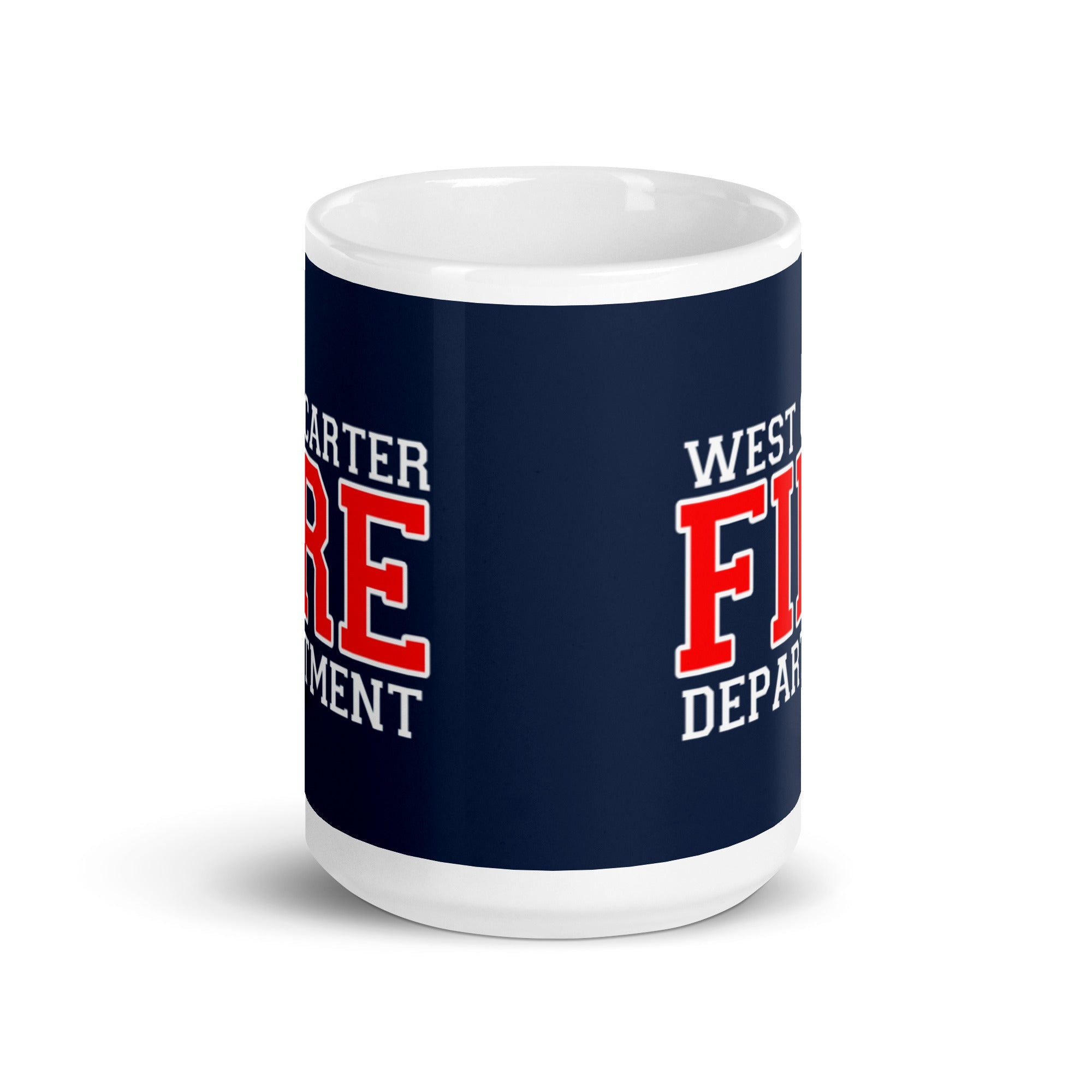 WCFD White glossy mug