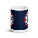 Taza PAB blanca brillante