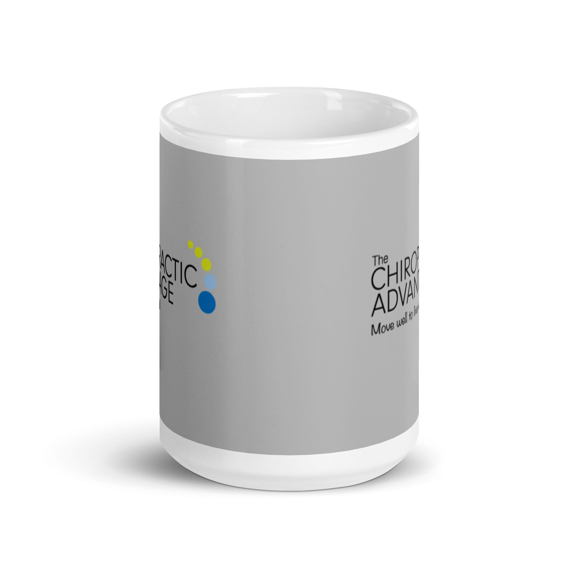 TCA White glossy mug