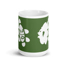TainoAzteca White glossy mug