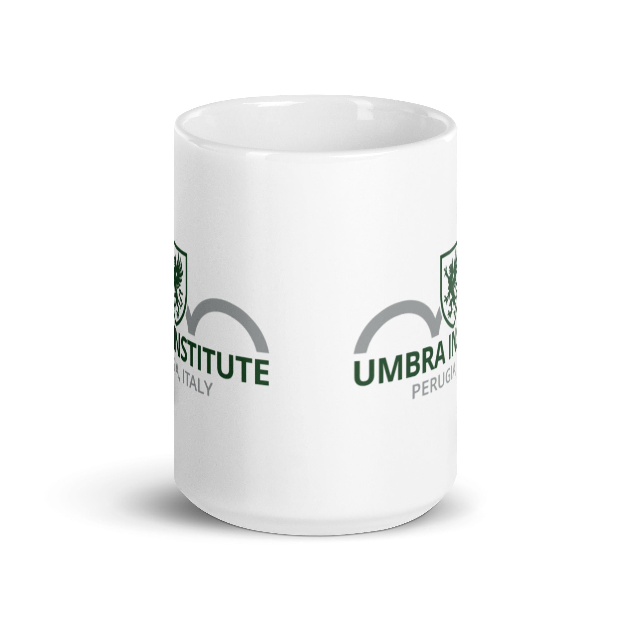 UI White glossy mug