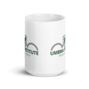 UI White glossy mug