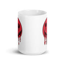 Taza blanca brillante URS