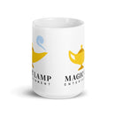 Taza blanca brillante MLE