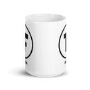 Taza blanca brillante Thriving Faith